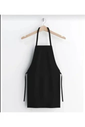 Unisex Extra Uzun Bağcıklı Mutfak Önlüğü Sıvı Geçirmez %100 Polyester Önlük thumbnail 2