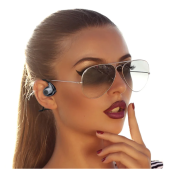 QASUL Koşu için Hava İletimli Kablosuz Mikrofonlu Spor Kulaklıklar Bluetooth V5.3 - 6