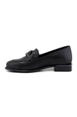 Venüs 2050122 Kadın Tokalı Baskılı Loafer Ayakkabı - 3