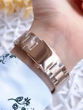 Ferro Rose Gold Renk 3 Atm Suya Dayanıklı Çelik Kordon Özel Tasarım Kadın Kol Saati BF81969AWT thumbnail 3