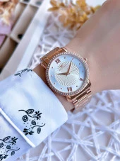 Ferro Rose Gold Renk 3 Atm Suya Dayanıklı Çelik Kordon Özel Tasarım Kadın Kol Saati BFL2126AWT-C thumbnail 2