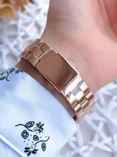 Ferro Rose Gold Renk 3 Atm Suya Dayanıklı Çelik Kordon Özel Tasarım Kadın Kol Saati BF21071AWT thumbnail 3