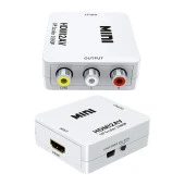 Fully G-5370 Hdmı To Rca Mini Model 1920X1080 Plastik Kasa Çevirici Konvertör - 2