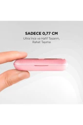 Ttec AirBeat UltraSlim TWS Ultra İnce ve Hafif Şarj Kutulu Bluetooth 5.0 Kablosuz Kulaklık Pembe thumbnail 2