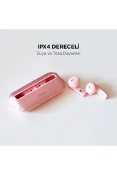 Ttec AirBeat UltraSlim TWS Ultra İnce ve Hafif Şarj Kutulu Bluetooth 5.0 Kablosuz Kulaklık Pembe thumbnail 6