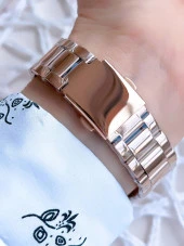 Ferro Rose Gold Renk İç Fonksiyonları Aktif 3 Atm Çelik Kordon Kadın Kol Saati BFM41107AWT-C thumbnail 3