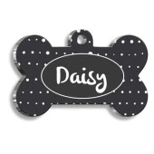 Küçük Büyük Noktalar Kedi Köpek Künyesi Small 2,1 x 3,1 cm - 1