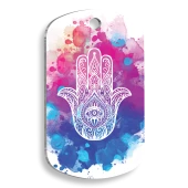 Fatmanın Eli, Abhaya Mudra Pet Tag Small 2 x 3,5 cm - 1