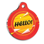 Hello Kedi Köpek Künyesi Small 2,5 cm - 1