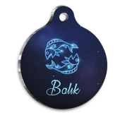 Balık Burcu Kedi köpek Künyesi Small 2 x 3,5 cm - 1