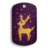 Christmas Serisi Gazelle Asker Kedi ve Köpek Künyesi - 1