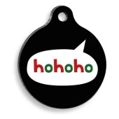 Christmas Serisi Hohoho Yuvarlak Kedi ve Köpek Künyesi - 1