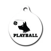 Playball Yuvarlak Köpek Künyesi - 1