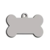 Medium Kemik Kedi Köpek Künyesi Gri - 1