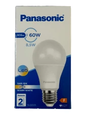 Panasonic 8,5W (60W) 2700K (Sarı Işık) E27 Duylu Led Ampul (2 Adet) thumbnail 2