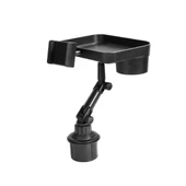 Cosmostech Universal Araba Bardak Telefon Tutucu Stand , 360 Derece Dönebilen Araba Masası , Telefon için Arabada Yiyecek İçecek Organizatörü - 6