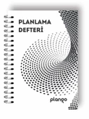 Siyah Girdap Günlük Planlayıcı Defter - Ders Çalışma Planlayıcı Defteri - Planlama Defteri - 1