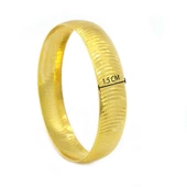 Altın Kaplama Bilezik 15mm Kalınlık BLZ-1108 - 3