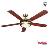 Kaşkar-Taflan D52018-Ahşap Lambalı Tavan Vantilatörü - 1