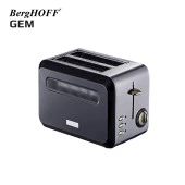BergHOFF GEM TITAN 1.7 Litre Parlak Gümüş Siyah İki Dilim Ekmek Kızartma Makinesi 7950070 thumbnail 1