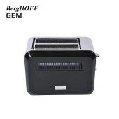 BergHOFF GEM TITAN 1.7 Litre Parlak Gümüş Siyah İki Dilim Ekmek Kızartma Makinesi 7950070 thumbnail 3