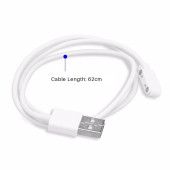 Usb 2 Pin Pogo Kablo Akıllı Saat Manyetik Sabitleyici Şarj Kablosu GT88 GT68 KW08 KW18 KW88 KW98 - 5