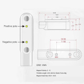 Usb 2 Pin Pogo Kablo Akıllı Saat Manyetik Sabitleyici Şarj Kablosu GT88 GT68 KW08 KW18 KW88 KW98 - 8