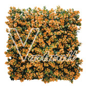 V.Artwall Yapay Dikey Bahçe Turuncu Yapay Bahçe Duvar Paneli Turuncu 50x50 Cm. - 1
