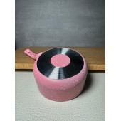 12 cm pembe Yanmaz Yapışmaz Mini Sos Tavası Yumurta Tavas thumbnail 3