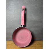 12 cm pembe Yanmaz Yapışmaz Mini Sos Tavası Yumurta Tavas thumbnail 5