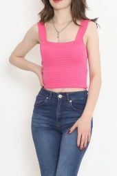 Kalın Askı Triko Atlet Pembe - 931.1019. - 5