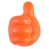 Başparmak Kablo Tutucu, Duvar, Araba, Ev, Organizatör, Kulaklık Tutucu Turuncu Renk 5 adet - 1