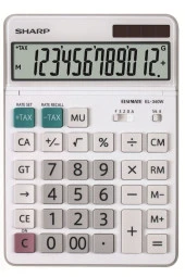 Sharp EL-340W 12 Hane Masa Üstü Hesap Makinesi thumbnail 1