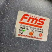 FMS G2001GLX Galaxy 24 Cm Basık Tencere Gece Grisi - 2