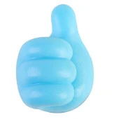 Başparmak Kablo Tutucu, Duvar, Araba, Ev, Organizatör, Kulaklık Tutucu Mavi Renk 5 adet - 1