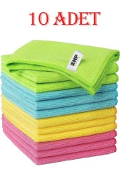 Terry | Microfiber 10'lu Süper Emici Kurulama Bezi, Temizlik Bezi - 1