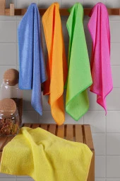 Terry | Microfiber 10'lu Süper Emici Kurulama Bezi, Temizlik Bezi - 4