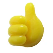 Başparmak Kablo Tutucu, Duvar, Araba, Ev, Organizatör, Kulaklık Tutucu Sarı Renk 5adet - 1