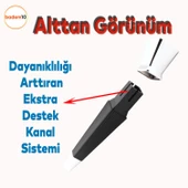 Dempa Lüks Mobilya Oturma Grubu Kanepe Tv Ünitesi Konsol Koltuk Ayağı Baza Ayakları Siyah Krom 26 Cm - 4