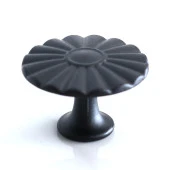 Düğme Mat Siyah Kulp Mobilya Mutfak Dolabı Çekmece Dolap Kulpları Kapak Kulpu Kulb Metal thumbnail 3