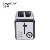 BergHOFF GEM TITAN Parlak Gümüş Gri İki Dilim Ekmek Kızartma Makinesi 7950072 thumbnail 2
