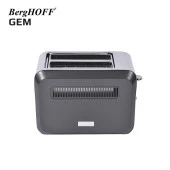 BergHOFF GEM TITAN Parlak Gümüş Gri İki Dilim Ekmek Kızartma Makinesi 7950072 thumbnail 3