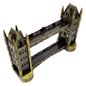 Vintage Metal Londra Köprüsü Tower Bridge Antik Bronz 16 cm thumbnail 4