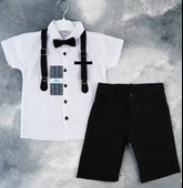 Kısa Pantolonlu, Gömlekli Sapes Erkek Çocuk Takım MNK6298 thumbnail 6