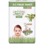 Baby Turco Doğadan 2'li Fırsat Paketi Bebek Bezi 5 Numara Junior 58 Adet - 2
