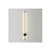 Modern Dekoratif Led Duvar Aplik 70cm Siyah 3000k - 3