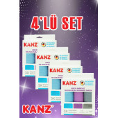 Kanz 3'lü Alman Mikrofiber Temizlik Bezi (4'lü Set) - 1