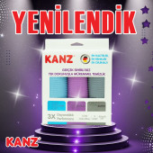 Kanz 3'lü Alman Mikrofiber Temizlik Bezi (4'lü Set) - 6