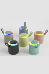 Torima D24 Pembe SD/USB Girişli Taşınabilir Bluetooth Hoparlör thumbnail 4