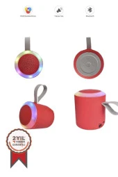 Torima D24 Kırmızı SD/USB Girişli Taşınabilir Bluetooth Hoparlör thumbnail 1